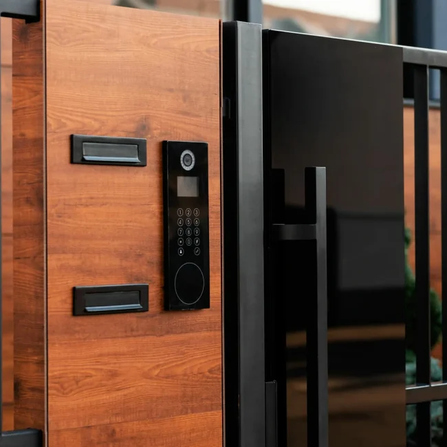 Intercom on entrance of an residential building